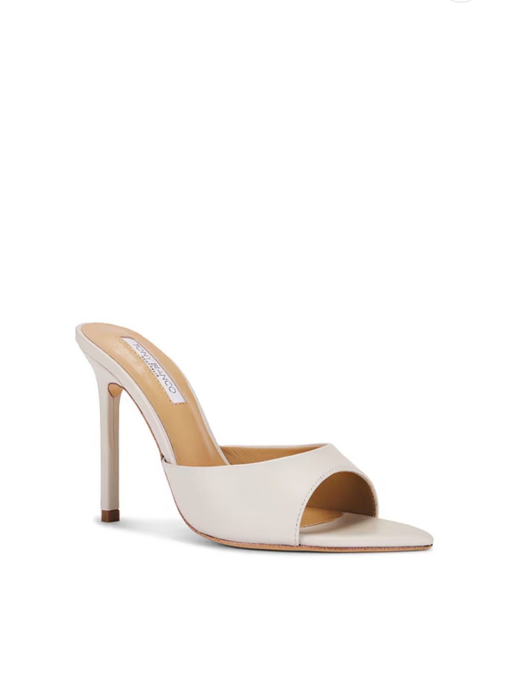 Tony Bianco Cream Malibu Mule